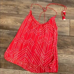Red straps tank by Lovestitch